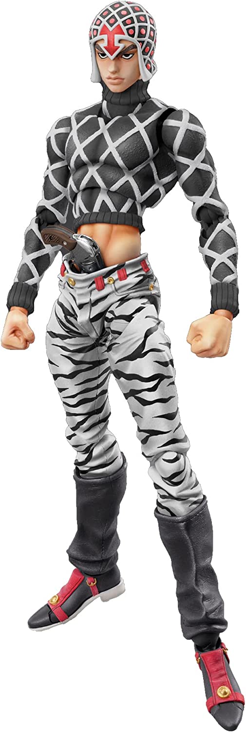 Super Action Statue JoJo's Bizarre Adventure Golden Wind: Guido Mista & Sex Pistols Ver. Black image 1