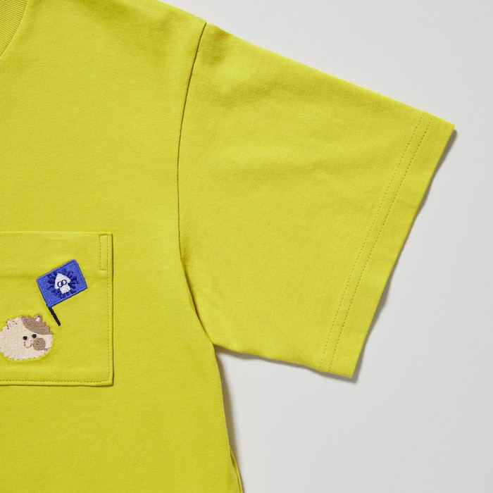UT Splatoon 3 Li'l Judd Kids Graphic T-Shirt (Yellow | Size 130cm) image 4