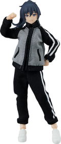 figma Styles No. 601 Original Character: Female Body (Makoto) with Tracksuit + Tracksuit Skirt Outfit thumbnail 1
