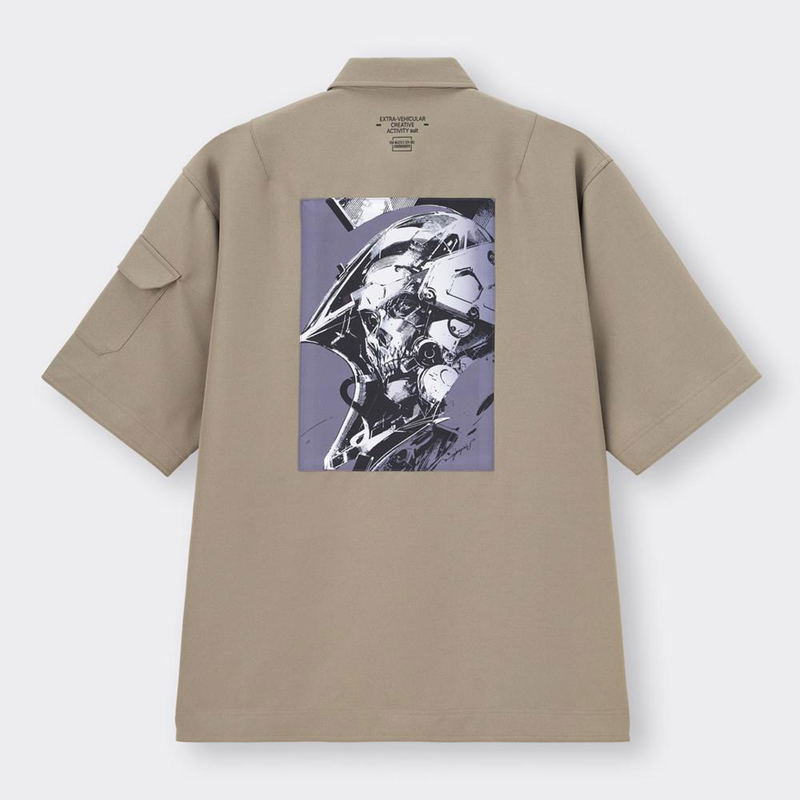 GU Kojima Productions Ludens Oversized Shirt (Khaki | Size XL) image 2