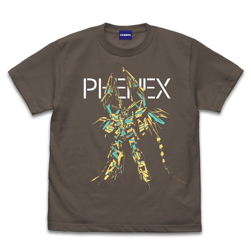 Mobile Suit Gundam Narrative - Unicorn Gundam 03 Phenex T-Shirt (Charcoal | Size XL) image 1