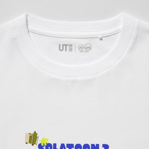 UT Splatoon 3 Inksplat Kids Graphic T-Shirt (White | Size 110cm)_