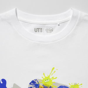 UT Splatoon 3 Octoling Kids Graphic T-Shirt (White | Size 110cm)_