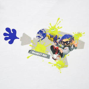 UT Splatoon 3 Octoling Kids Graphic T-Shirt (White | Size 110cm)_