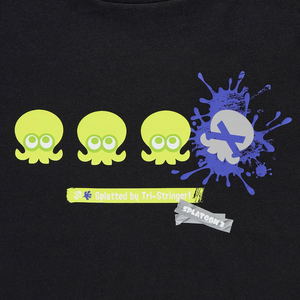 UT Splatoon 3 Squids Kids T-Shirt (Black | Size 160cm)_