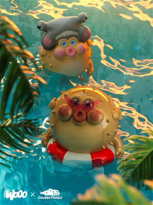 Hidden Wooo x Chubby Family Chubbypopo Ocean Series Tradition ver. (Set of 9 pieces)
