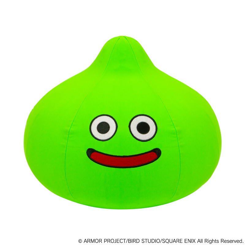 Dragon Quest Smile Slime Beads Cushion: Lime Slime image 2