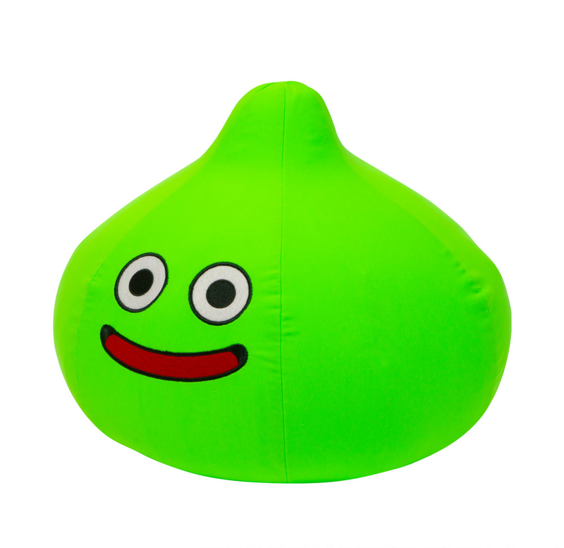 Dragon Quest Smile Slime Beads Cushion: Lime Slime image 1