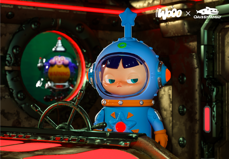 Hidden Wooo x Chubby Family Chubbypopo Ocean Series Origin Ver. (Set of 9 pieces) image 7