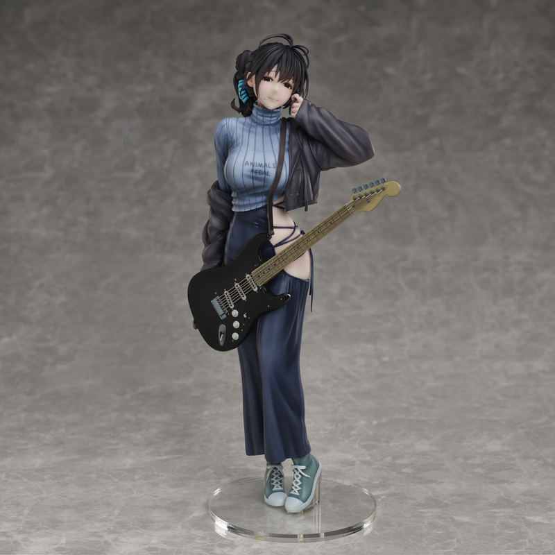 Original Character Pre-Painted Figure: Hitomio16 Illustration Guitar Sisiter (Meimei) Backless Dress image 2