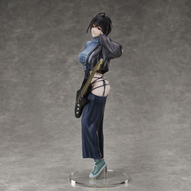 Original Character Pre-Painted Figure: Hitomio16 Illustration Guitar Sisiter (Meimei) Backless Dress image 3