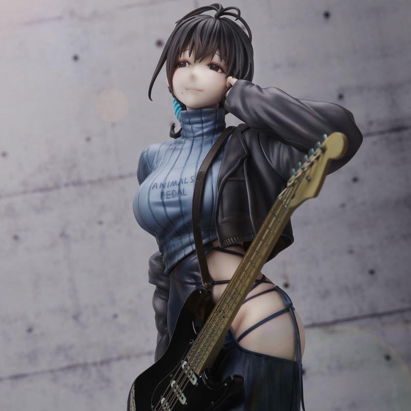 Original Character Pre-Painted Figure: Hitomio16 Illustration Guitar Sisiter (Meimei) Backless Dress image 7