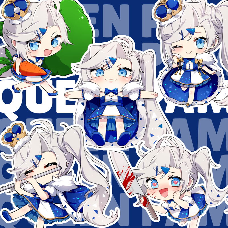 Obake PAM "Queen PAM" Sticker Set image 1