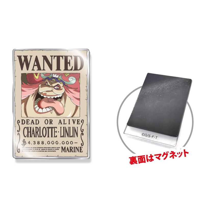 One Piece Acrylic Wanted Poster Magnet: Vol. 2 Big Mom image 1