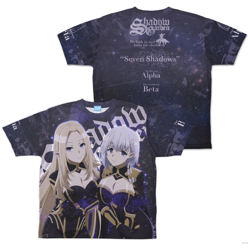 The Eminence in Shadow - Alpha & Beta Double-sided Full Graphic T-Shirt (Size S) image 1