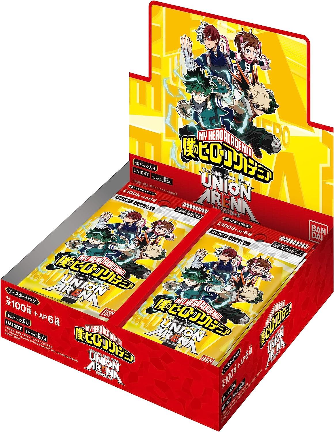 Union Arena - My Hero Academia Booster Pack UA10BT (Set of 16 Packs) Bandai