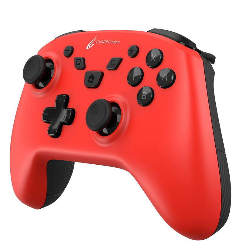 Cyber Gadget Gaming Wireless Controller HG Smart for Nintendo Switch (Red) image 1
