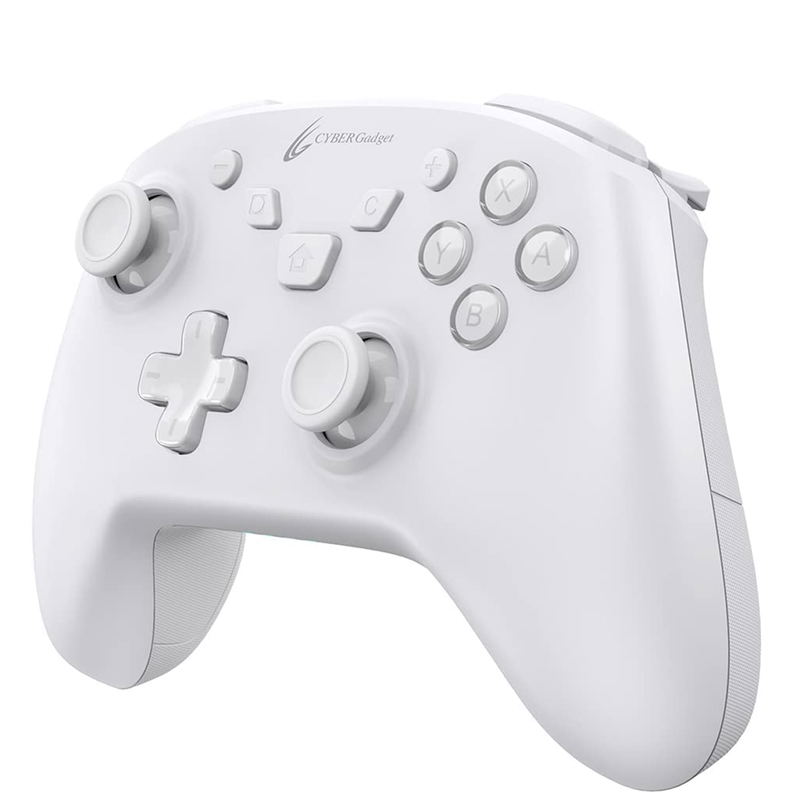 Cyber Gadget Gaming Wireless Controller HG Smart for Nintendo Switch (White) image 1