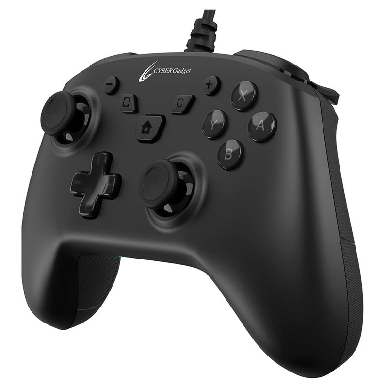 Cyber Gadget Wired Gaming Controller HG Smart for Nintendo Switch (Black) image 1