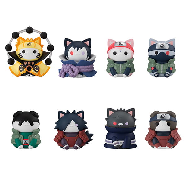 Mega Cat Project Naruto -Shippuden- Nyaruto! Last Battle Arc (Set of 8 Pieces) image 1
