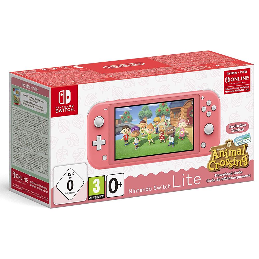 Nintendo Switch Lite [Animal Crossing: New Horizons] (Coral)
