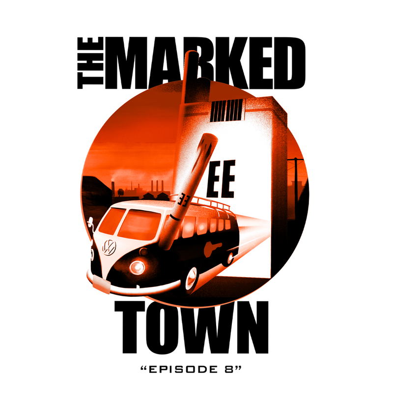 Ultra Seven - The Marked Town Art T-Shirt (White | Size XL) image 2