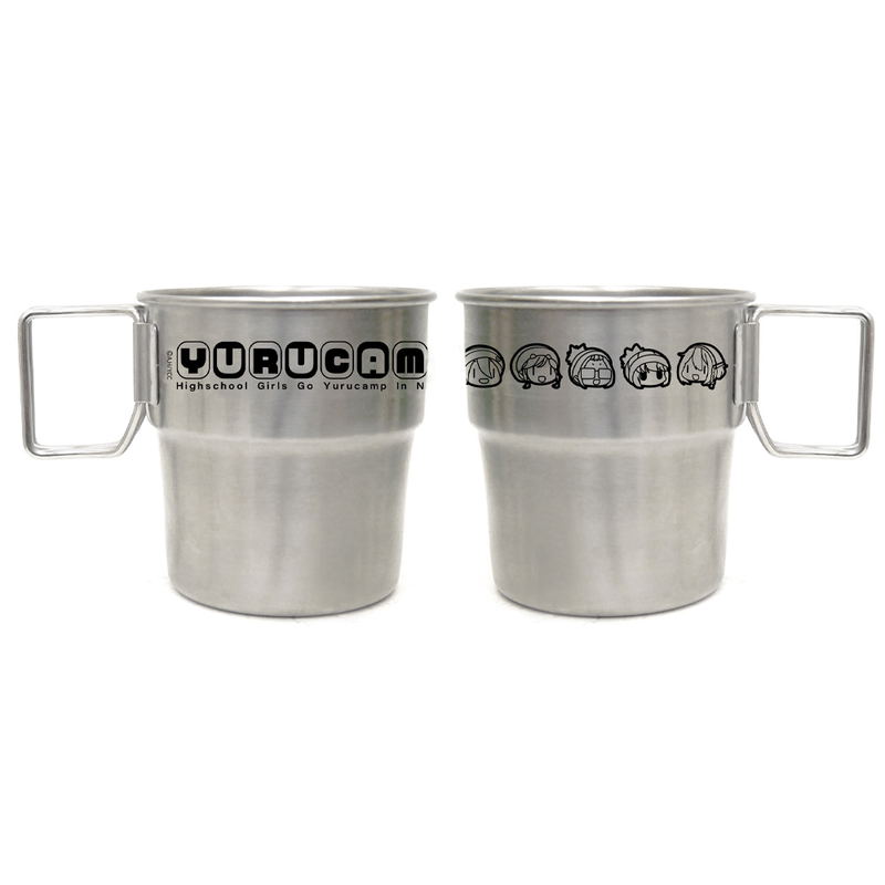 Yuru Camp Folding Handle Type Stainless Steel Mug Cup Ver 2.0 image 1