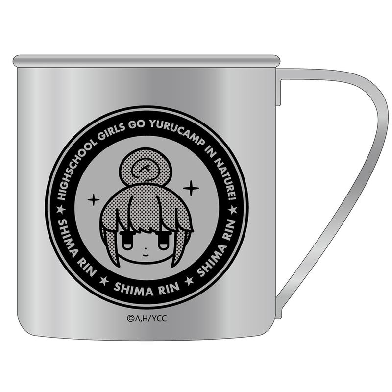 Yuru Camp - Rin Shima's Face Ver 2.0 Stainless Steel Mug Cup image 1