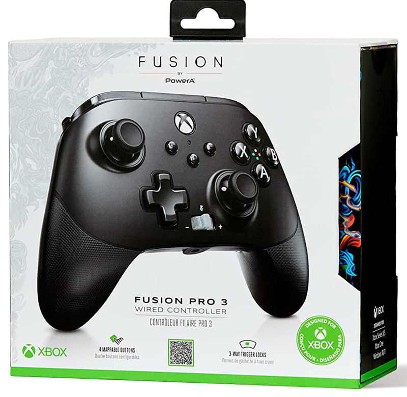 FUSION Pro Wired Controller for Xbox Series X|S (Black) for Xbox