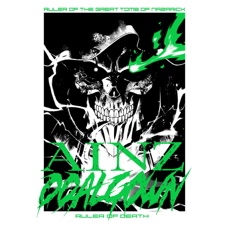 Overlord IV - Ruler of Death Ainz T-Shirt (White | Size S) image 4