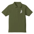 Yuru Camp Embroidery Polo Shirt (Green Tea | Size L) thumbnail 1