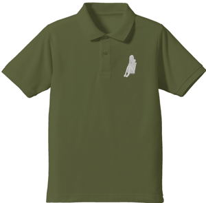 Yuru Camp Embroidery Polo Shirt (Green Tea | Size M)_