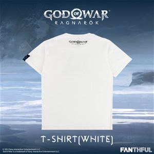 God of War Ragnarok - The Bear and The Wolf T-Shirt (White | Size XXL)