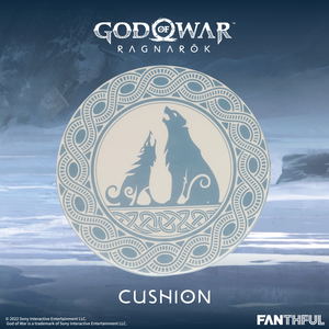 God of War Ragnarok - The Wolf and The Bear Cushion_