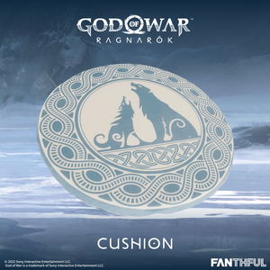 God of War Ragnarok - The Wolf and The Bear Cushion_