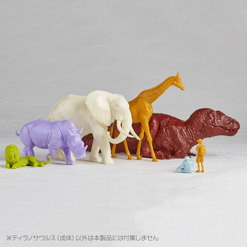 ARTPLA Researcher & Tyrannosaurus 1/35 Scale Plastic Model Kit Set image 26