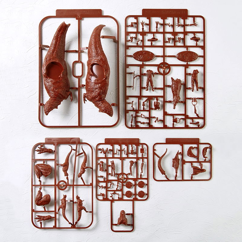 ARTPLA Researcher & Tyrannosaurus 1/35 Scale Plastic Model Kit Set image 21