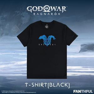 God of War Ragnarok - Skoll and Hati T-Shirt (Black | Size L)_