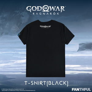 God of War Ragnarok - Skoll and Hati T-Shirt (Black | Size L)_