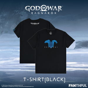 God of War Ragnarok - Skoll and Hati T-Shirt (Black | Size L)_