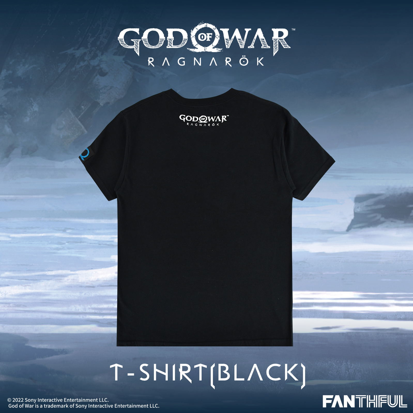 God of War Ragnarok - Skoll and Hati T-Shirt (Black | Size XXL)