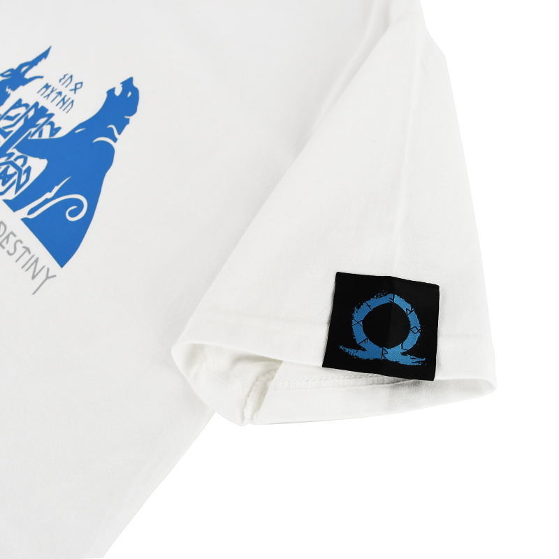God of War Ragnarok - The Bear and The Wolf T-Shirt (White | Size L) image 6