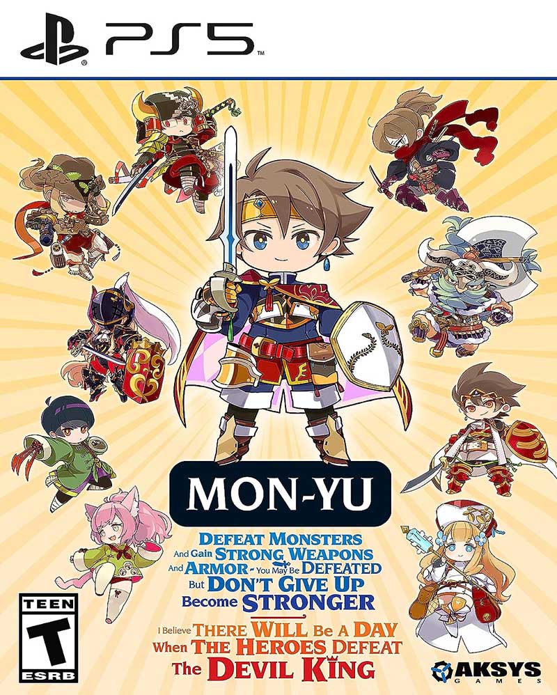 Mon-Yu: Defeat Monsters And Gain Strong Weapons And Armor. You May Be Defeated, But Don't Give Up. Become Stronger. I Believe There Will Be A Day When The Heroes Defeat The Devil King image 1