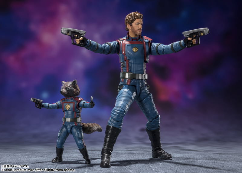 S.H.Figuarts Guardians of the Galaxy Vol. 3: Star-Lord & Rocket Raccoon (Guardians of the Galaxy Vol. 3) image 4
