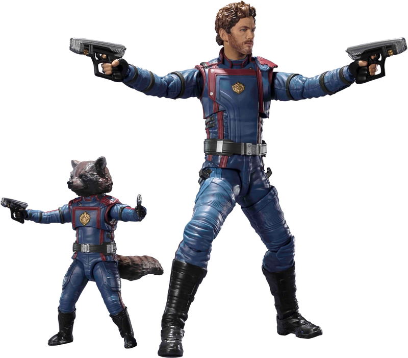 S.H.Figuarts Guardians of the Galaxy Vol. 3: Star-Lord & Rocket Raccoon (Guardians of the Galaxy Vol. 3) image 1
