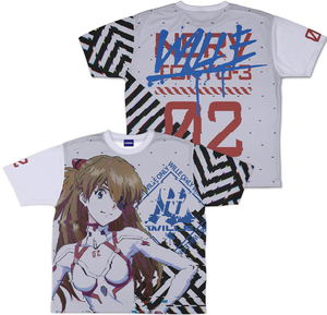 Evangelion: Asuka Langley Shikinami - Wille Only Ver. Double-sided Full Graphic T-Shirt (Size M)_