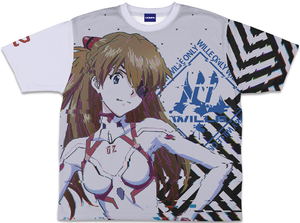 Evangelion: Asuka Langley Shikinami - Wille Only Ver. Double-sided Full Graphic T-Shirt (Size M)_