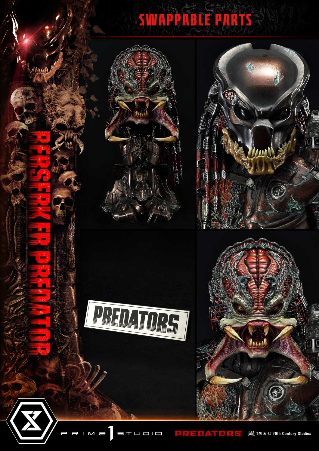 Museum Masterline Predators 1/3 Scale Statue: Berserker Predator