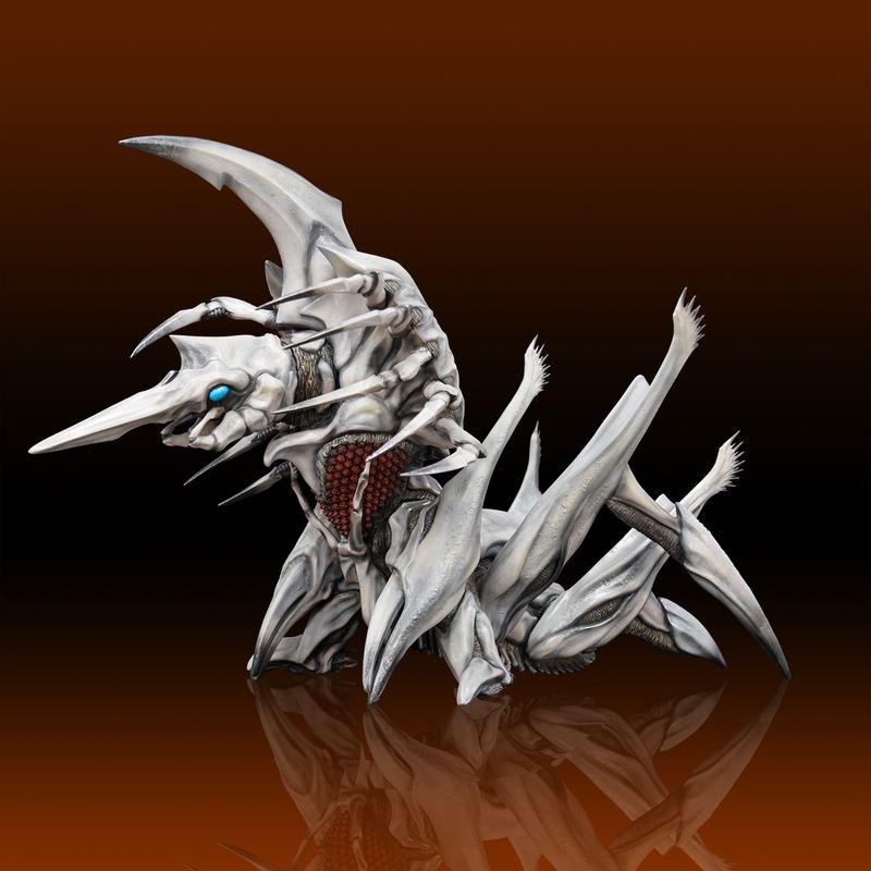 Nankoku Factory Gamera 2 Attack of Legion Non-scale Soft Vinyl Kit Reprint Edition: Legion image 9