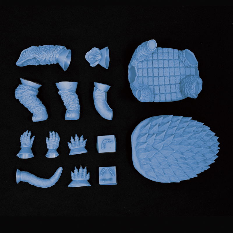 Nankoku Factory Gamera, the Giant Monster 1/250 Scale Soft Vinyl Kit Reprint Edition: Gamera, the Giant Monster image 11